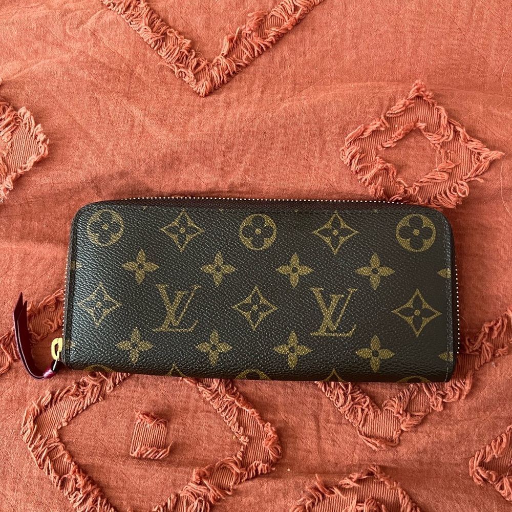 Louis Vuitton- Clémence Wallet, Fuchsia